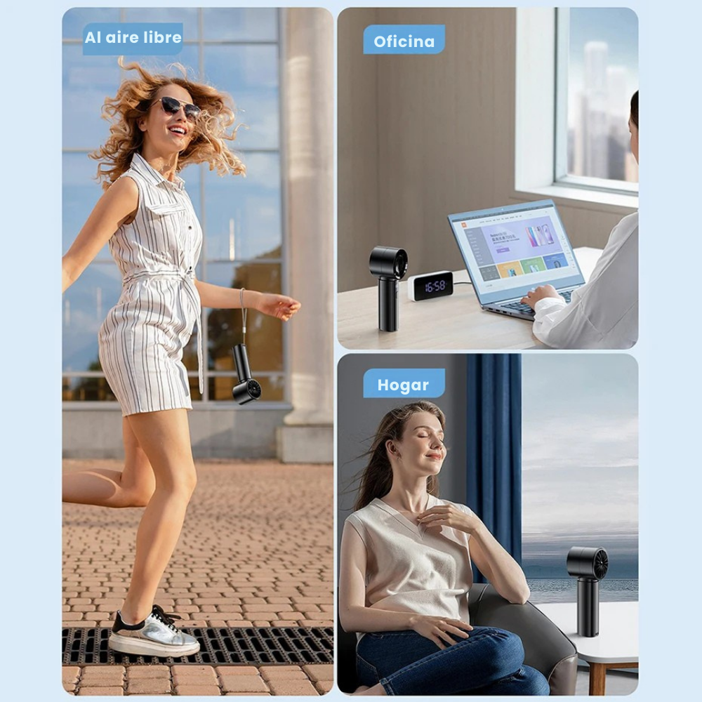 Mini Ventilador Portátil Inalámbrico