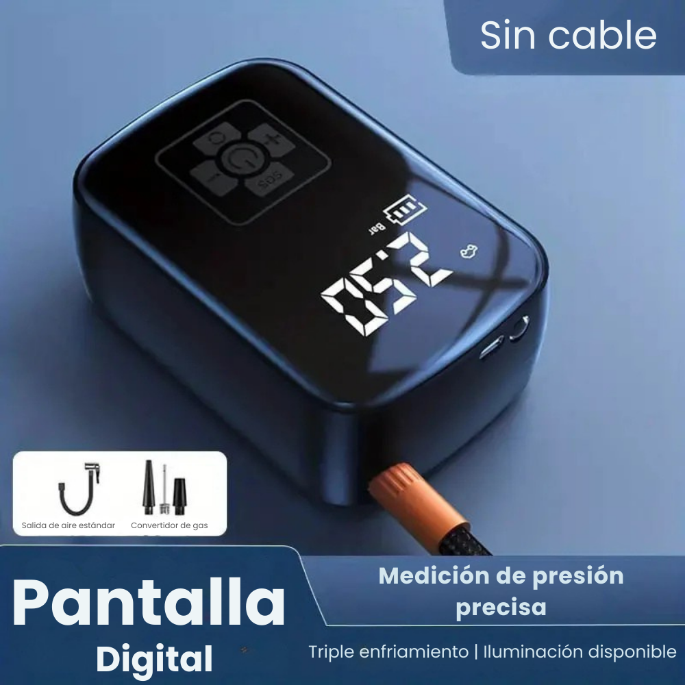 Inflador Neumáticos Portátil