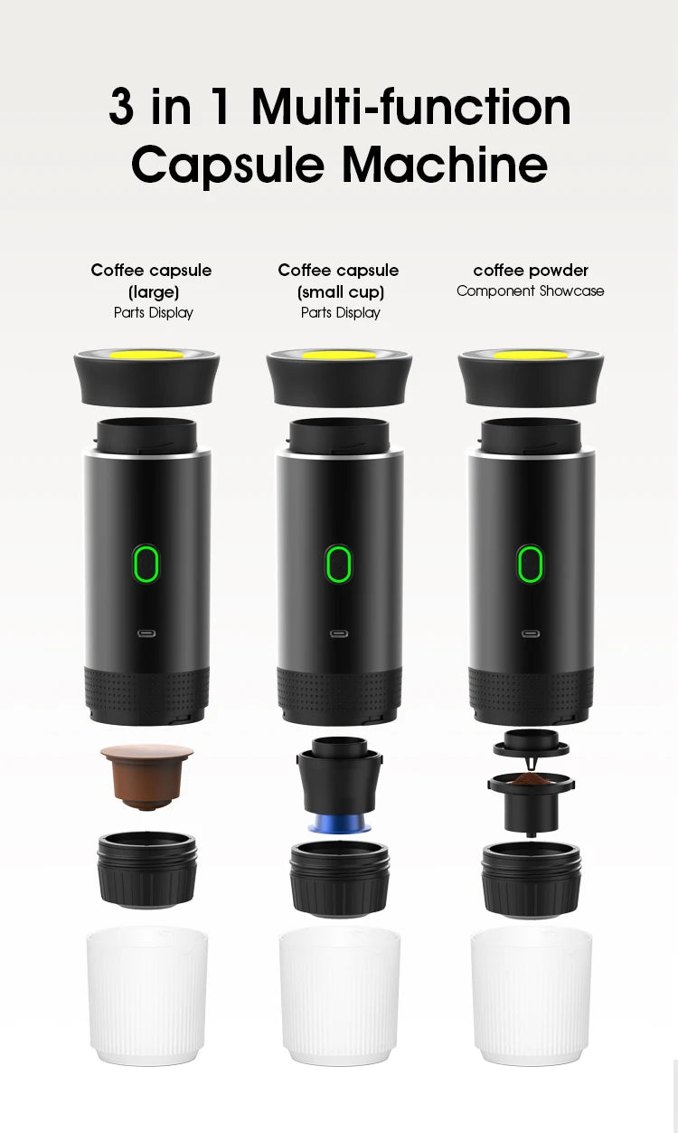 Cafetera Espresso Portátil Inalámbrica